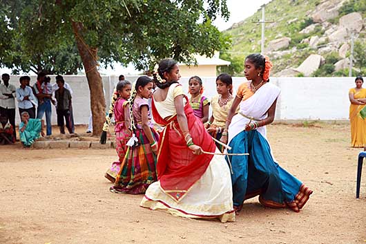 CSR活動＠Maharaja Katte Village, Kanakapura
